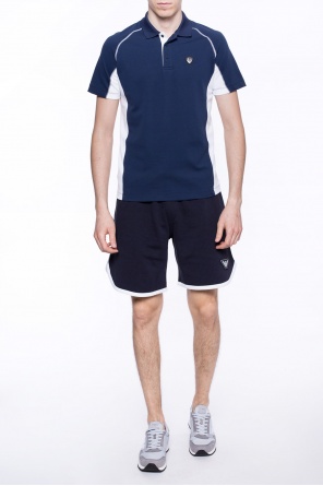 Logo-patched polo, zdjęcie 2 Logo-patched polo od EA7 Emporio Armani